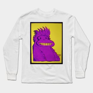 Vivid Violet Ape Long Sleeve T-Shirt